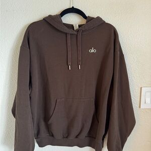 ALO Yoga Brown Hoodie